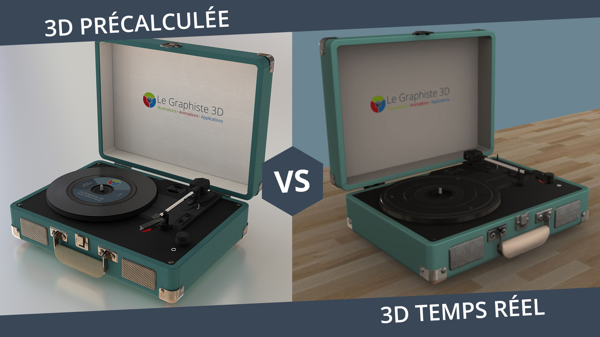 3D temps réel - 3D précalculée - Le Graphiste 3D